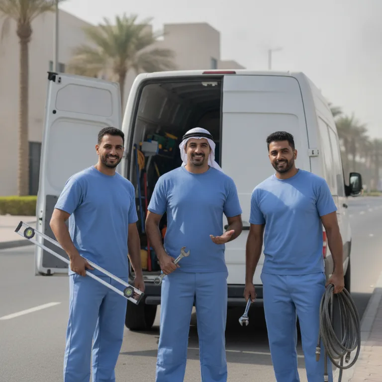 Pool Installation team in Dubai Investments Park